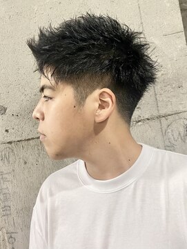 ココ 本八幡(KOKO) □カルマパーマ#ベリーショート#ウルフ＃アッシュブラック