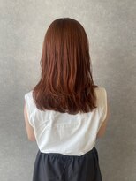 オブジェ シエル(obje't ciel)&nbsp;【Obje’tciel】ウェーブミディアム/オレンジブラウン【暮石唯】