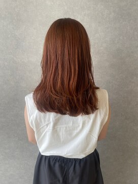 オブジェ シエル(obje't ciel) 【Obje’tciel】ウェーブミディアム/オレンジブラウン【暮石唯】