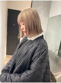 ハイトーンボブ【ボブ・切りっぱなしボブ・ミニボブ】