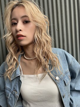 ラック 津田沼(LUCK) 切りっぱなしボブ/エアリーロング/美髪/ピンクブラウン/津田沼