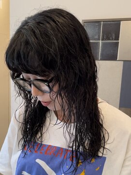 アンフェインド02(UNFEIGNED 02) 黒髪カタログ/クラゲヘアー/オリーブグレー/伏見/栄