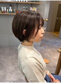 大人丸みショート/ナチュラルブラウン