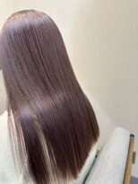 アース 相模大野店(EARTH)&nbsp;30代40代大人可愛い髪質改善カラーラベンダーグレージュ透明感