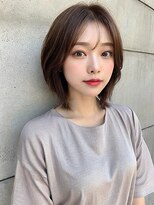 リンク(LinQ)&nbsp;大人可愛い小顔前下がりボブ×ナチュラルボブ×ミニボブ20代30代