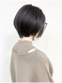 【morio成増/一戸】黒髪丸みショートボブ