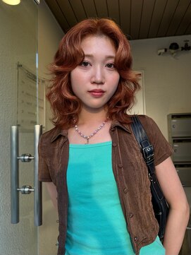 シキ(SIKI) 【ayana】オレンジカラー ブリーチなしカラー