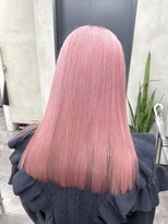 ニコ トウキョウ 渋谷(nico TOKYO)&nbsp;ホワイトピンク/髪質改善/ダブルカラー/ケアブリーチ/20代