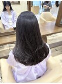 レイヤーロング/巻ける縮毛矯正