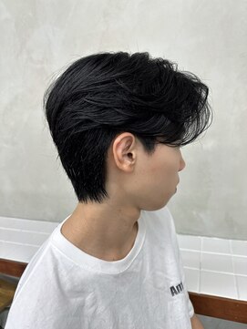 ニコ トウキョウ ヨコハマ(nico) センターパートニュアンスパーマメンズセンターパート