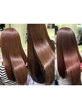 《デザインカラーならLee尼崎店！》ケアブリーチやブリーチなしダブルカラーで理想の透明感が叶います◎