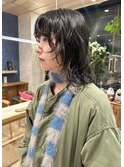 ニュアンスパーマ/ウルフカット/レイヤーカット/ウェーブヘア