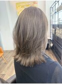 白髪ぼかし/脱白髪染め/グレージュ
