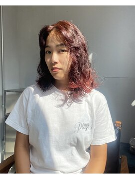 ステップボーンカット トーキョー(STEP BONE CUT TOKYO) 【ステップボーンカット】ミディアムレイヤー/パーマスタイル