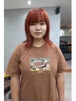 ジュール(JOULE'S)&nbsp;オレンジボルドー/ワイドバング/ケアブリーチ