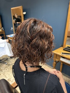 ネイビーヘアデザイン(navy hair design) パーマ