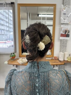 美容室 髪香 お呼ばれアレンジ◎