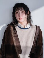 ヘアークラフト(Hair Craft)&nbsp;ハードパーマ×ミディアムレイヤー【岡山】暗髪パーマ