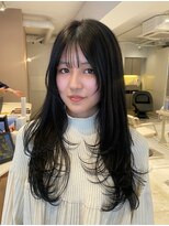 リタ(LITA) ロングレイヤー と 透ける黒 ☆小畑