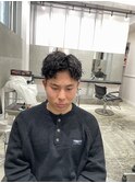 【梅田】ショートアップバングツイストスパイラルパーマ