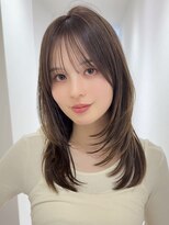 アイトーキョーエス 渋谷(AI TOKYO S)&nbsp;ミルクティーブロンド/ダークブルー/デジタルパーマ/渋谷