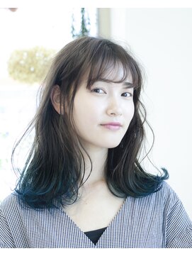 スギヘアデザイン(SUGI HAIR DESIGN) 裾カラー×ミディアム