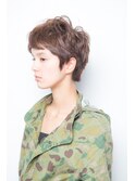 ジェンダレス×束感小顔ハンサムショート