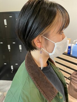 アイリー 名古屋(A/LEE) レイヤーボブ　+　インナーカラー