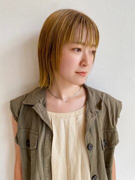 ヘアサロン セロ(Hair Salon SERO) 【セロ姫路】切りっぱなしボブ/デザインカラー