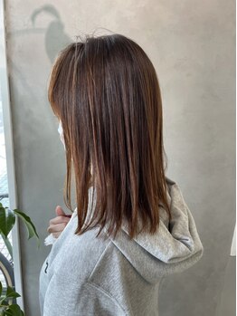 アンドレ ヘア デザイン(Andre Hair Design)の写真/≪ファーストグレイはAndreへ!≫デザインカラーのような仕上がりに感動♪本物志向の大人女性にオススメ―。