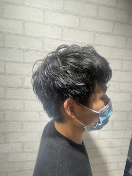 ビスイル 秋葉原店(Vis ill) ツーブロック/ニュアンスマッシュ/ツイストスパイラルパーマ/