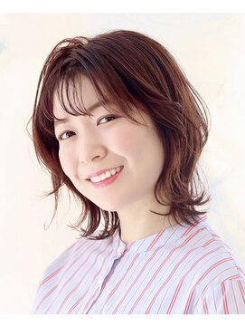 コワファースト 大分(COIFF1RST) ピンクブラウンカラー