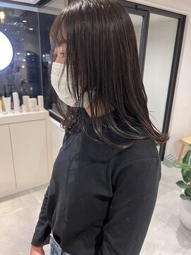 ノック(knock) 透明感たっぷり暗髪カラー