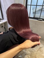 リベルテ銀座　カシスモーヴピンク×髪質改善