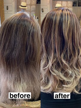 ミルシー(millci) ブリーチ毛 デジタルパーマ