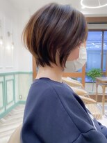ロンドジェネルーズ 柏(Lond generous)&nbsp;【斉藤 航人】ショートボブ×ショコラアッシュ×小顔前髪カット