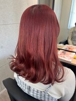 スターズ 川越店(STARS)&nbsp;ハイトーンピンク　韓国風　セミロング