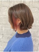 外ハネボブ×インナーピンク