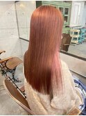 【Taylor】大宮　コーラルオレンジ×髪質改善トリートメント
