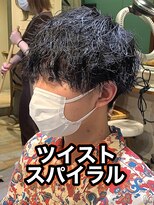 リスタバイネオリーブ 浅草(Re:sta by neolive)&nbsp;ハードツイスパツイストスパイラルパーマ強めメンズパーマ