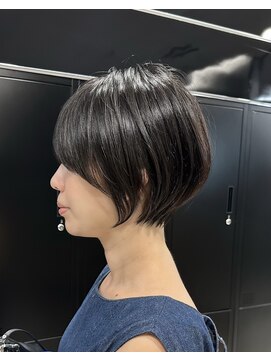 ハルキミナト ジャパン トウキョウ(HARUKI MINATO japan TOKYO) 大人丸みショート/前髪あり/30代/40代/50代