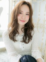 エン(eN.) センターパート波巻きかきあげロング20代30代a流山おおたかの森