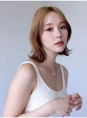 大人可愛い20代30代40代◎セミディシアーカラー魅力倍増しカール