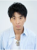 アップバングショート ツーブロック