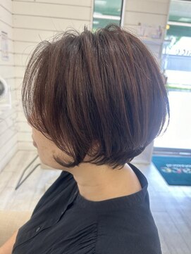 テラス ヘアアンドボタニカル(terrace) terrace岩政/ショートボブ/30代40代/姪浜