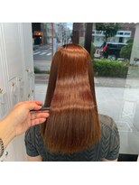 ビューブルー 亀戸錦糸町(VIEW BLUE)&nbsp;美髪カールシアーカラーピンクブラウンエアリーロングセミディ