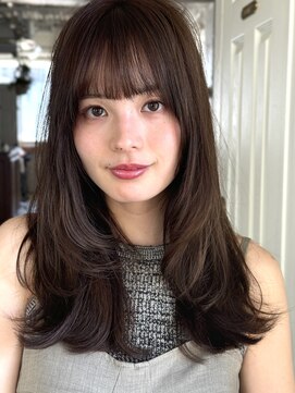 グリーン 町田(green) 【ロング】レイヤー×ベージュ