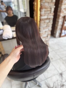 アルターリアン(aL ter LieN) イメチェン/ホワイトブロンド/外ハネボブ/美髪/ワイドバング