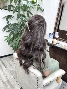 ベルヘアーデザイン 堺東(Belle hair Design) コントラストハイライト/ハイライト/外国人風/ケアブリーチ/堺東