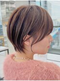 前髪カタログ/イメチェンスタイル／ウェーブパーマ/こなれミディ